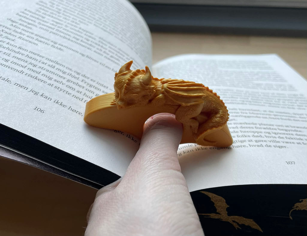 🐉 Dragon Book Holder golden